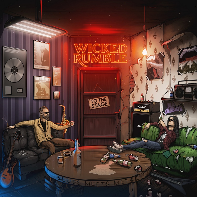 WICKED RUMBLE — «Blues Meets Metal» (2019) [слушать, скачать альбом]